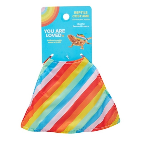 New! YOU ARE LOVED Pride One Love Rainbow Cape. - Picture 2 of 5